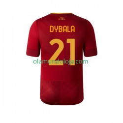 Camisola AS Roma Dybala 21 Homem Equipamento Primeiro 2022-2023 Manga Curta